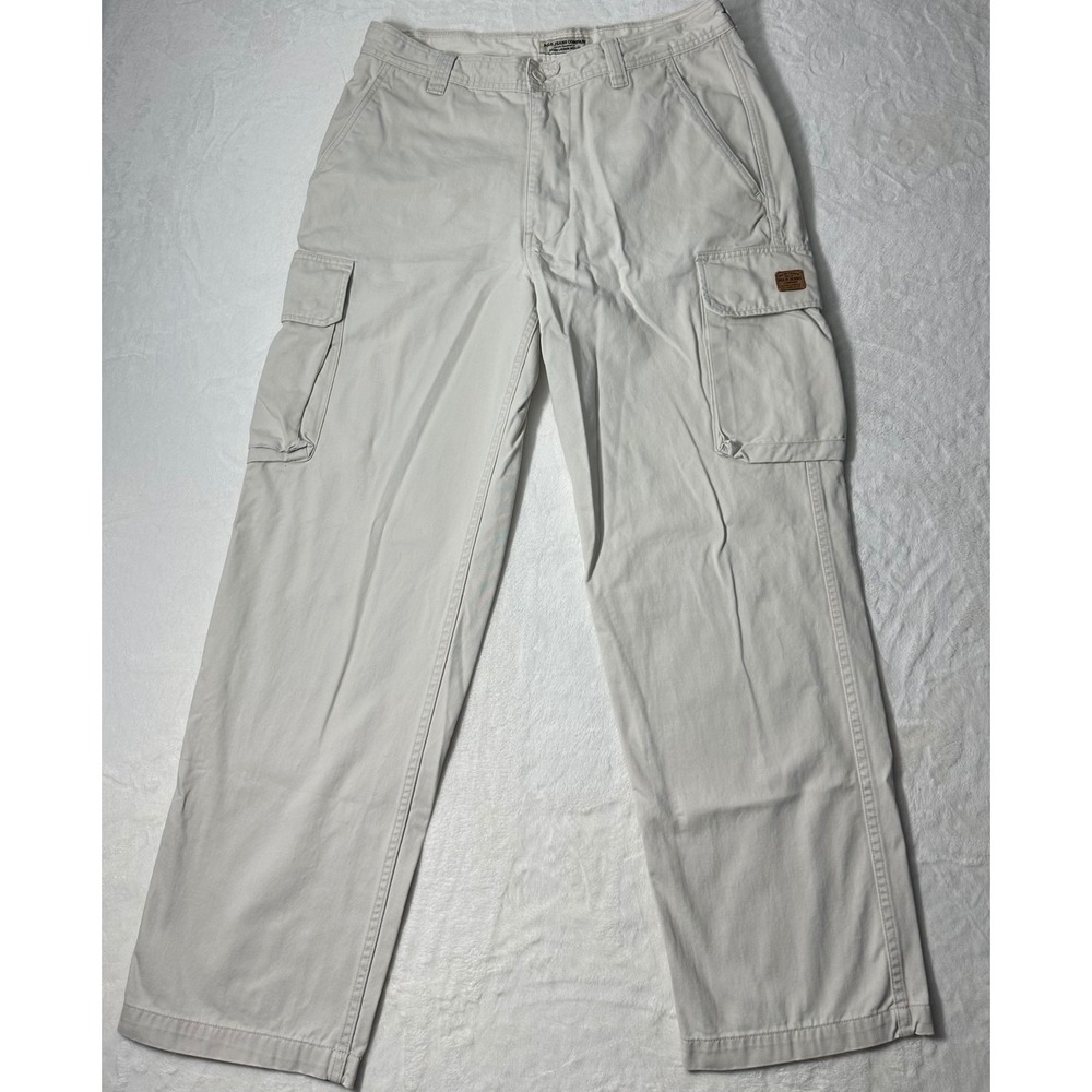 Polo Ralph Lauren Authentic Military Cargo Men Trousers‎ Since 1967 White 34x32